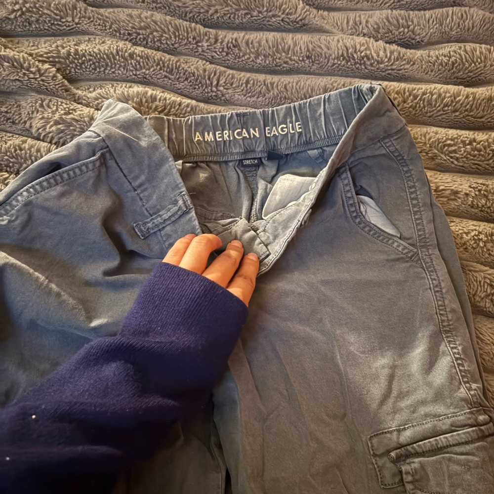 American Eagle Outfitters Men's Gray Relaxed Jeans